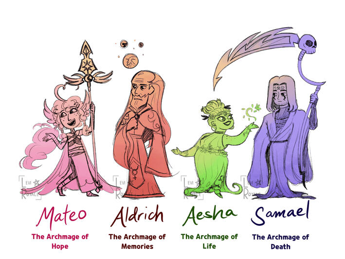 Archmages Character Design